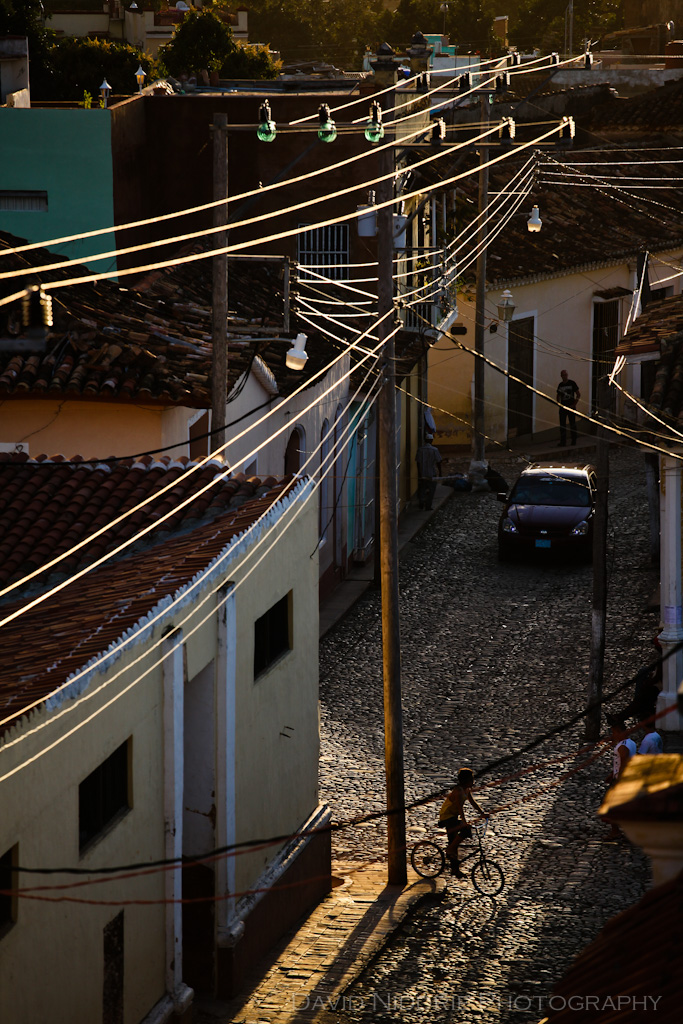 Dusk in Trinidad, Cuba