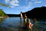 Swimming in Clearwater&nbsp;Lake.