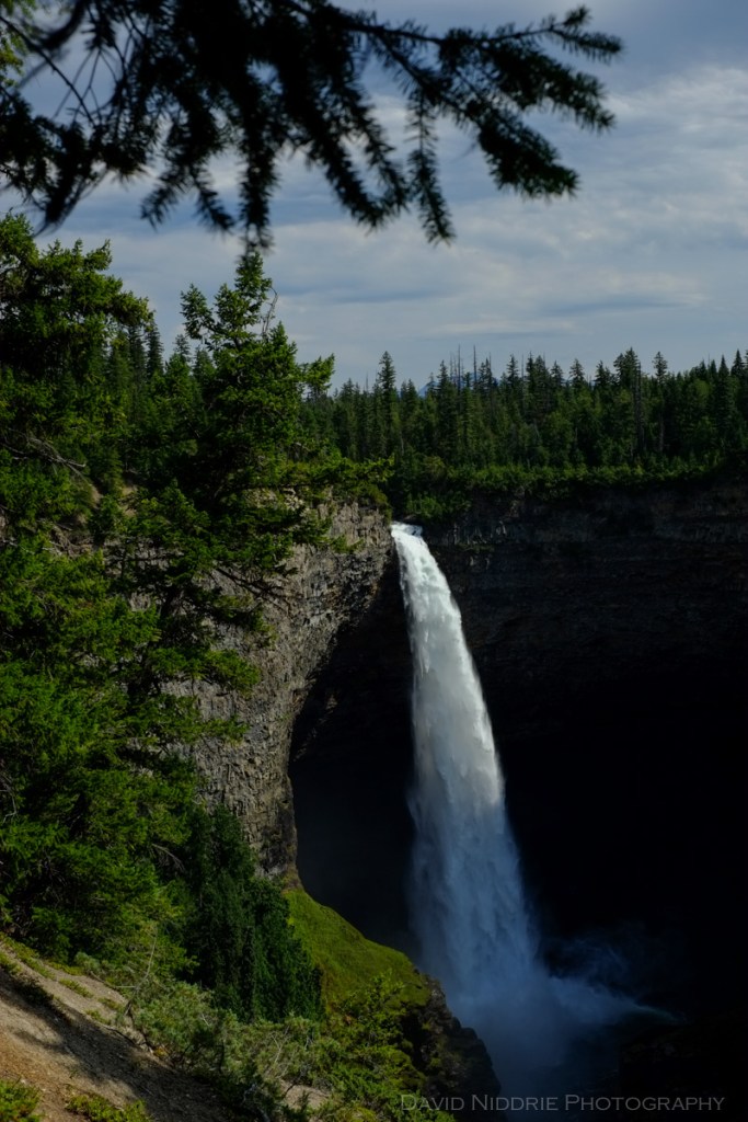 A view of Helmcken Falls in BC.