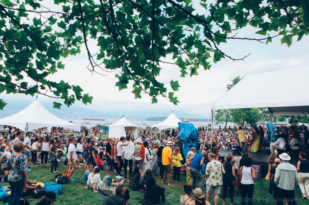 Stage 6 at the Vancouver Folk Music Fesival.