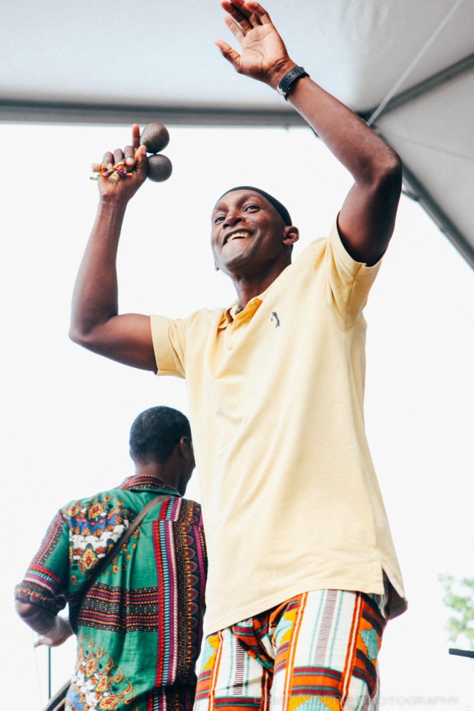 Betsayda Machado y La Parranda el Clavo performs at the Vancouver Folk Music Fesival.