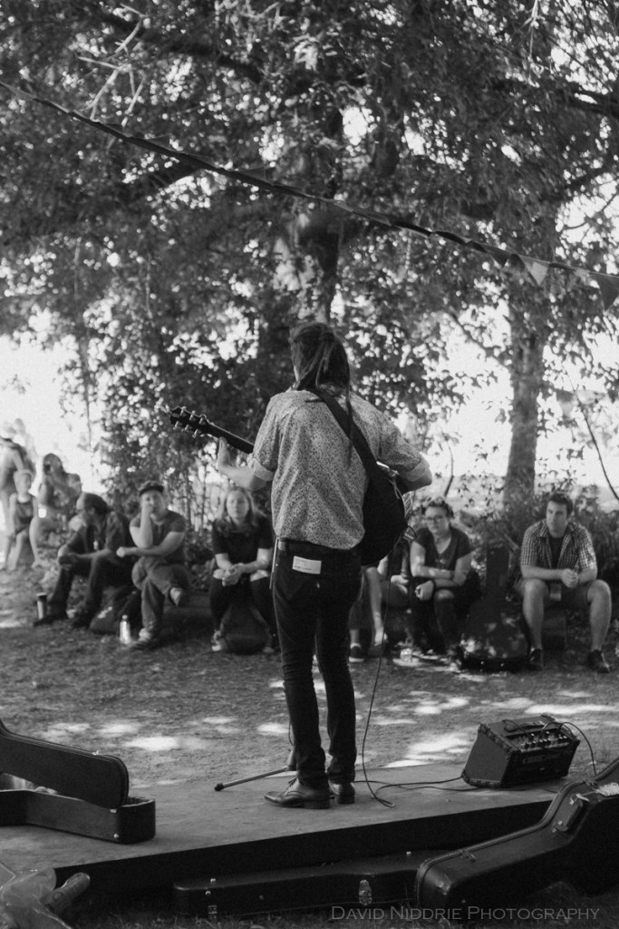 Young artist at Vancouver Folk Music Festival.