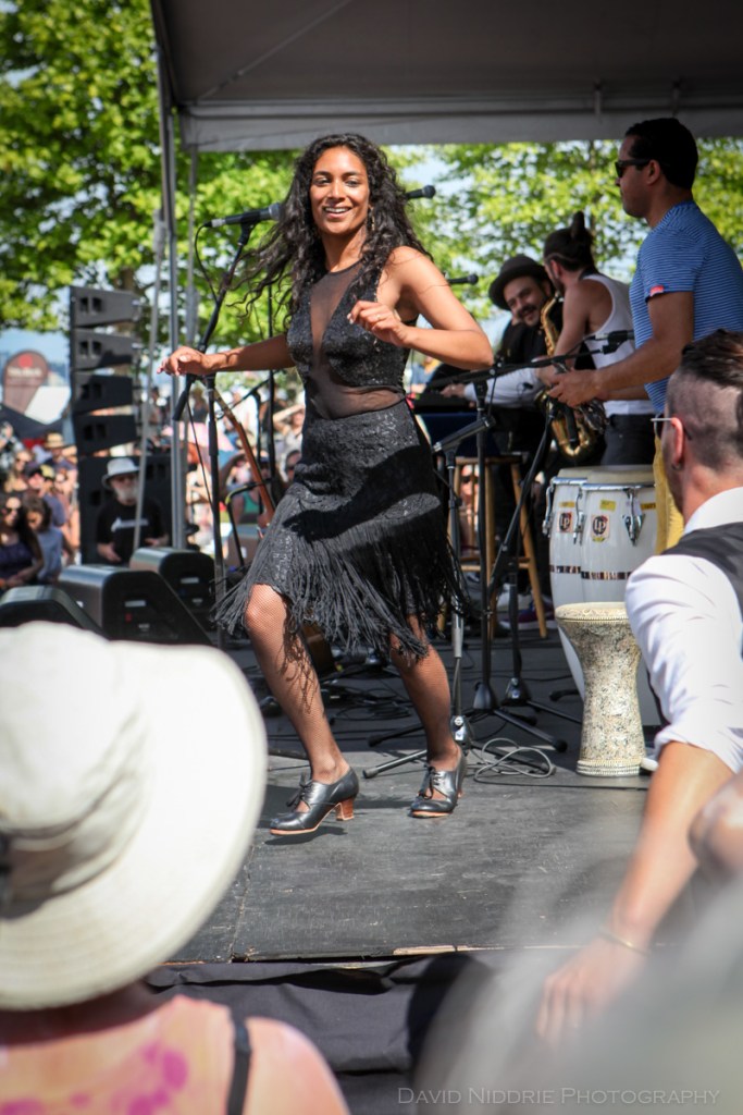 Les Noces Gitanes perform at Vancouver Folk Music Festival.