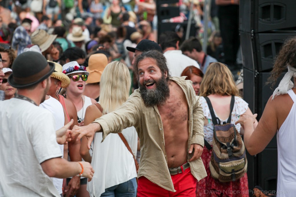 Crowd fun at Vancouver Folk Music Festival.