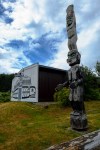 Outside U’mista in Alert Bay, Cormorant Island,&nbsp;BC.