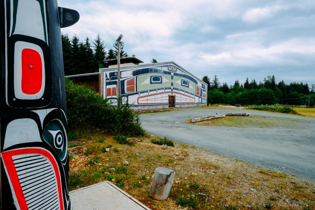 The ceremonial Big House in Alert Bay, BC