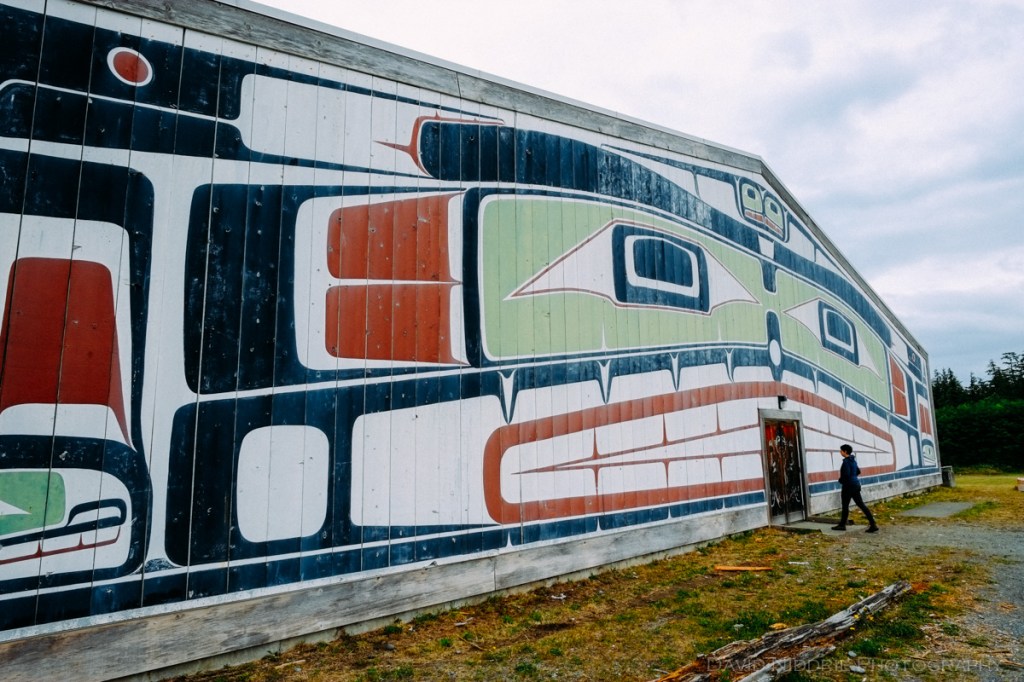 The ceremonial Big House in Alert Bay, BC