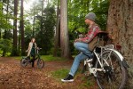 Autumn bike style fashion photo with&nbsp;e-bikes
